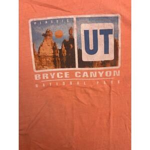 EMI Sportswear T-shirt Men's Size L Orange Bryce Canyon National Park